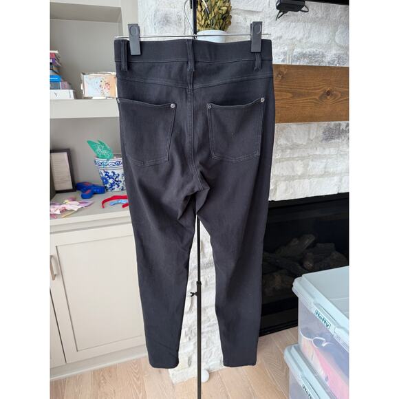 Hue Women's Black Essential Denim Straight Leg Leggings Size S - Picture 6 of 7